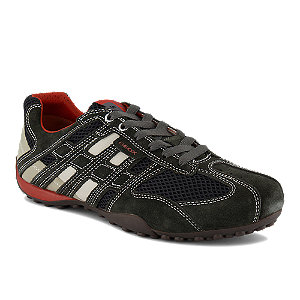 Geox Snake Herren Schnürschuh Grau, dunkelgrau, 42