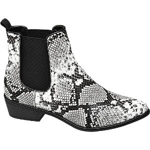Graceland Grijze Chelsea Slangenprint graceland kopen in de aanbieding