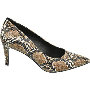 deichmann silver heels