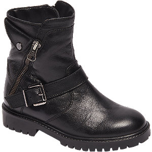 Graceland Zwarte Leren Bikerboot Gesp graceland kopen in de aanbieding Graceland Zwarte Leren Bikerboot Gesp graceland kopen in de aanbieding