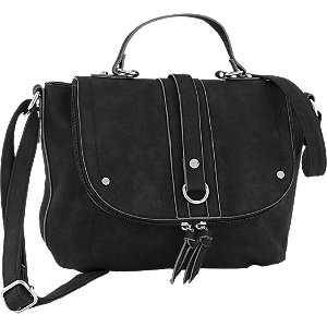 Graceland Zwarte Schoudertas Klep graceland kopen in de aanbieding