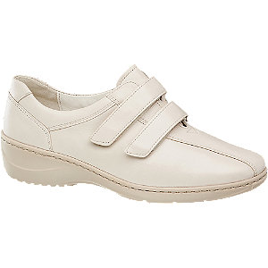Medicus Beige Leren Instapper Klittenbandsluiting medicus kopen in de aanbieding