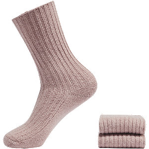 Levně Růžové ponožky