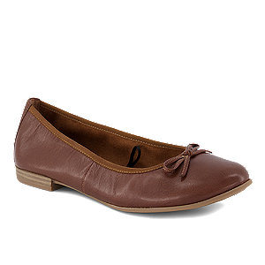 Tamaris Damen Ballerina Braun, 38