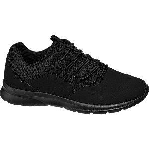 VTY Teen Boys' Black Lace-up Trainers 