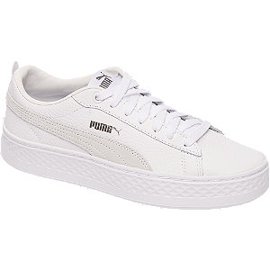 Puma Smash Platform Sneaker Dames Wit - Vindjeschoen.nl