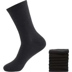 Levně Černé ponožky - 7 párů