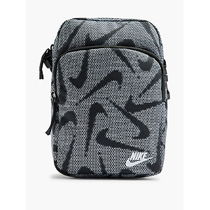 Levně Černo-bílá taška přes rameno Nike Heritage 2 Crossbody Bag