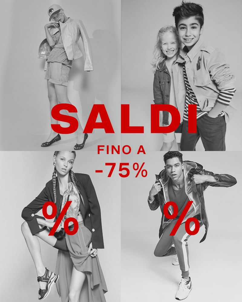saldi fino a -75%