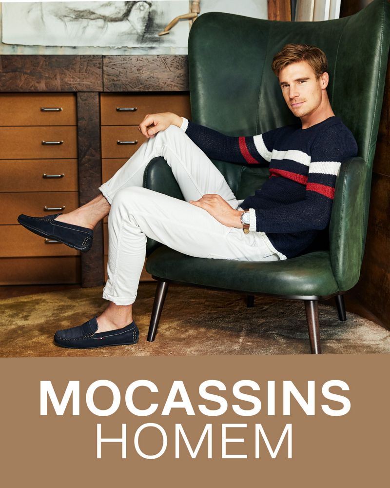 mocassins homem ver&atilde;o