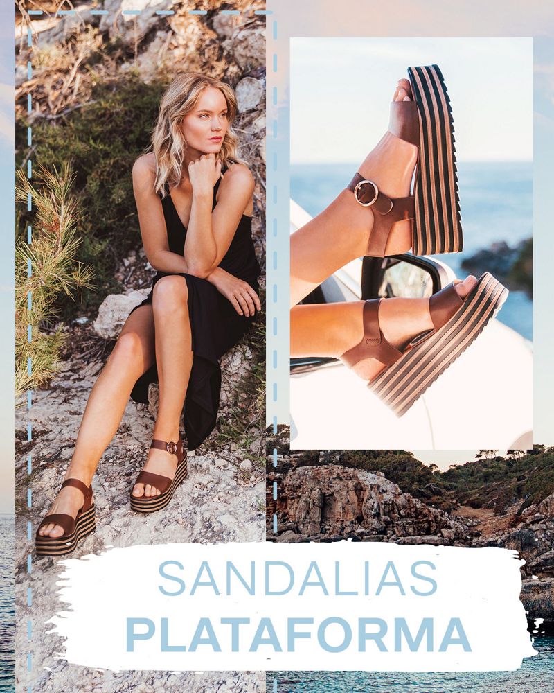 sandalias plataforma de mujer verano