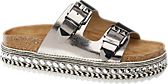 deichmann silver shoes