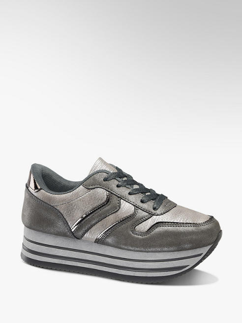 Artikelnummernbsp;1109759 Von Ghizzani Grau Plateau Sneaker Claudia In kwOZPiuXT