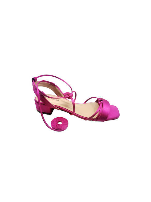 Catwalk Ružové sandále na podpätku Catwalk