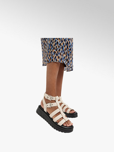 Catwalk Plateau Sandalen in Beige | DEICHMANN AT