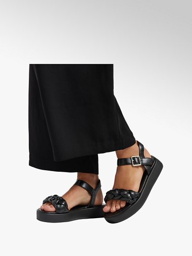 Deichmann sandalen schwarz damen