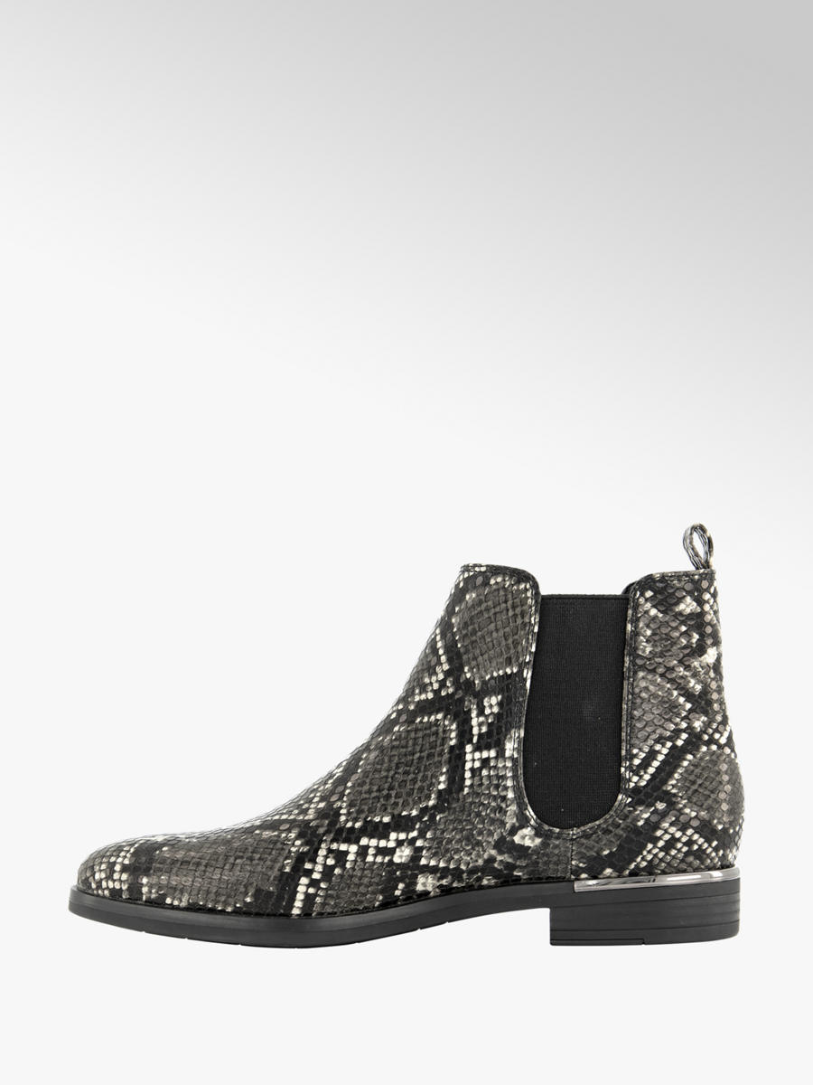 Grijze chelsea boot slangenprint Collecties Fall Zwarte chelsea boot slangenprint Collecties Fall