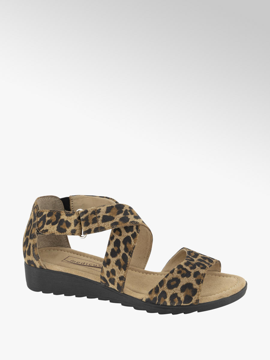 panterprint sandalen
