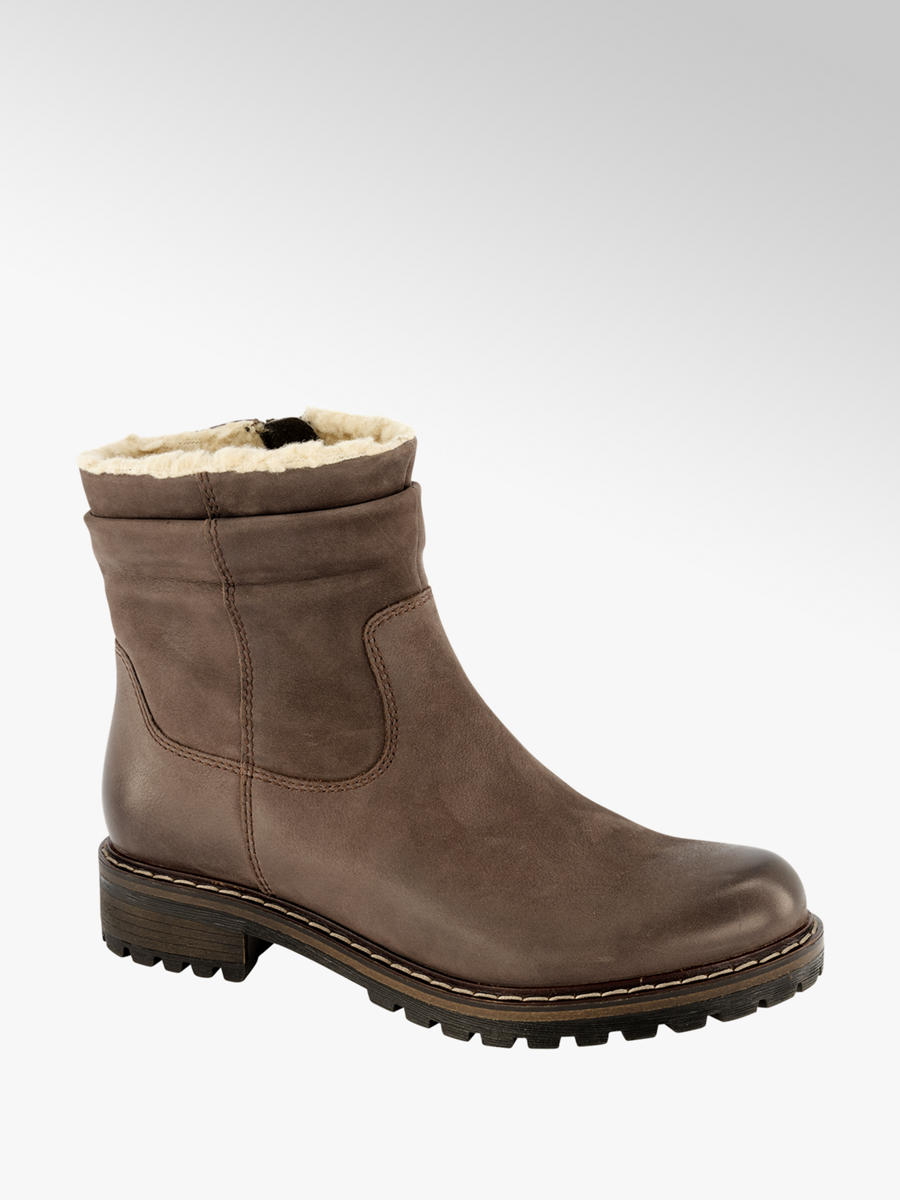 Bruine leren enkellaars warm gevoerd Collecties Fall Bruine leren enkellaars warm gevoerd Collecties Fall