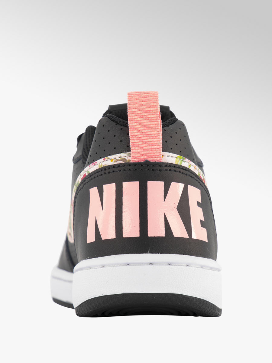 nike court borough low zwart