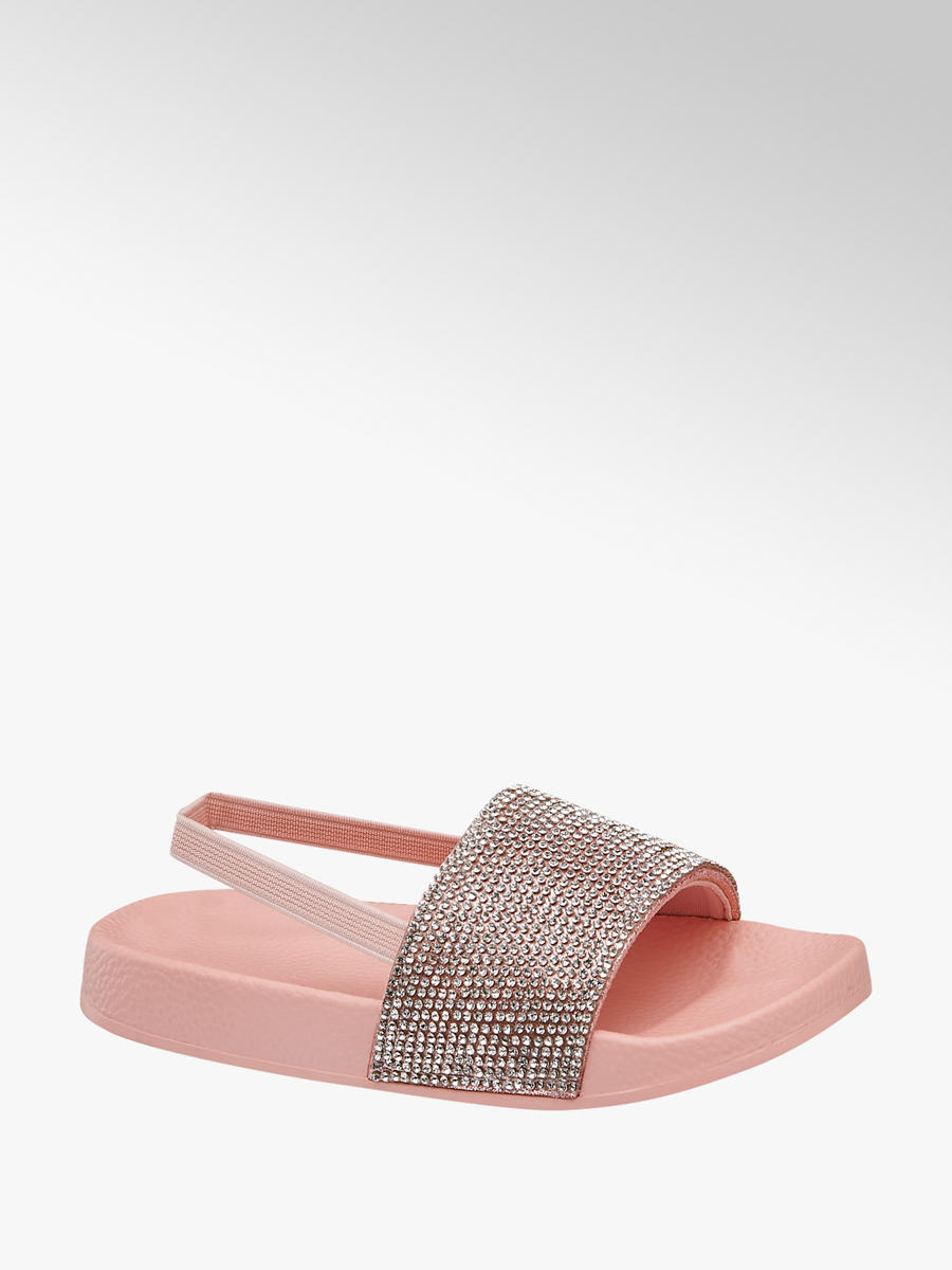 badslippers met steentjes