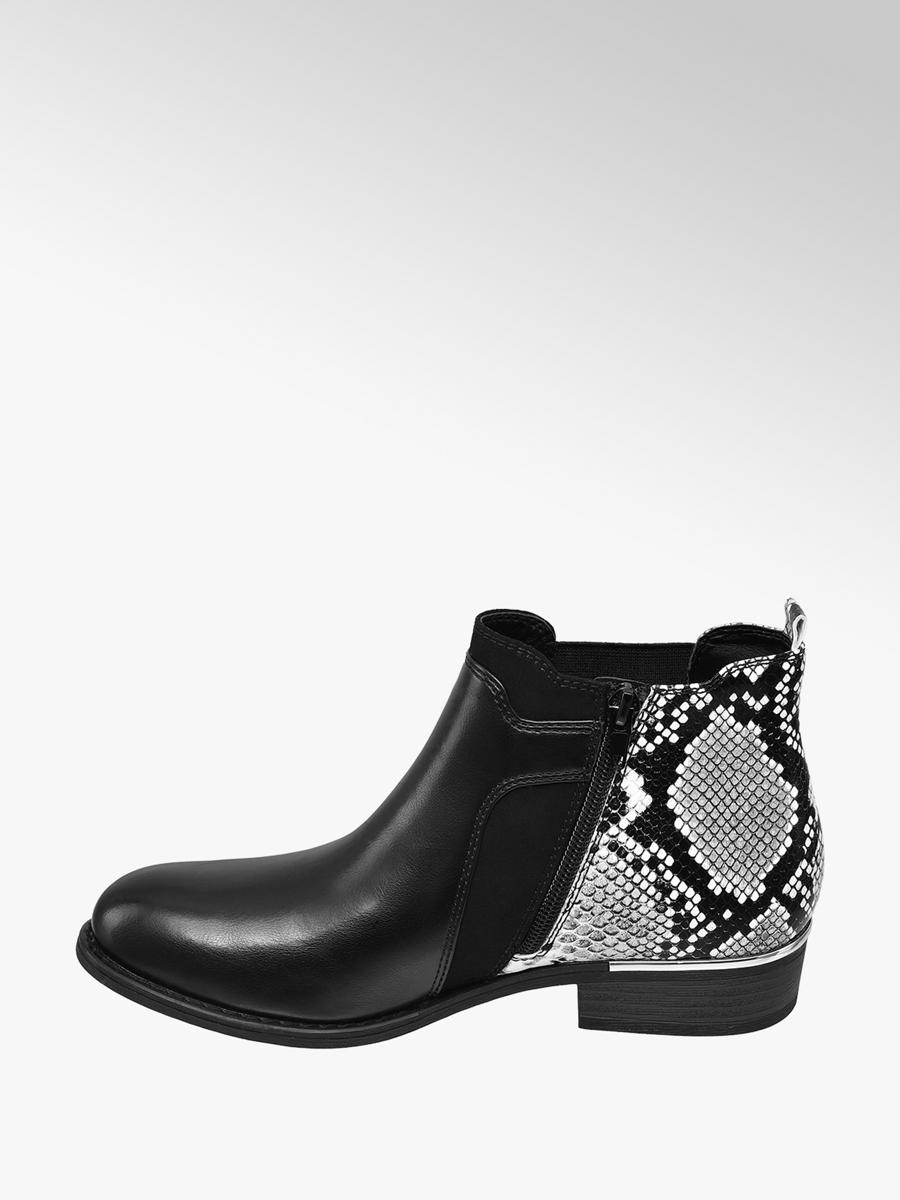 Zwarte chelsea boot slangenprint Collecties Fall Zwarte chelsea boot slangenprint Collecties Fall
