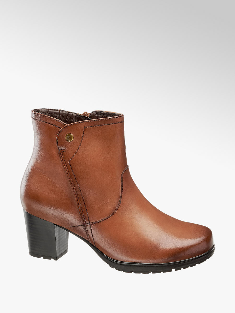 Cognac leren enkellaars Collecties Fall musthaves Medicus Zwarte leren enkellaars Gratis Bezorgd en Retour