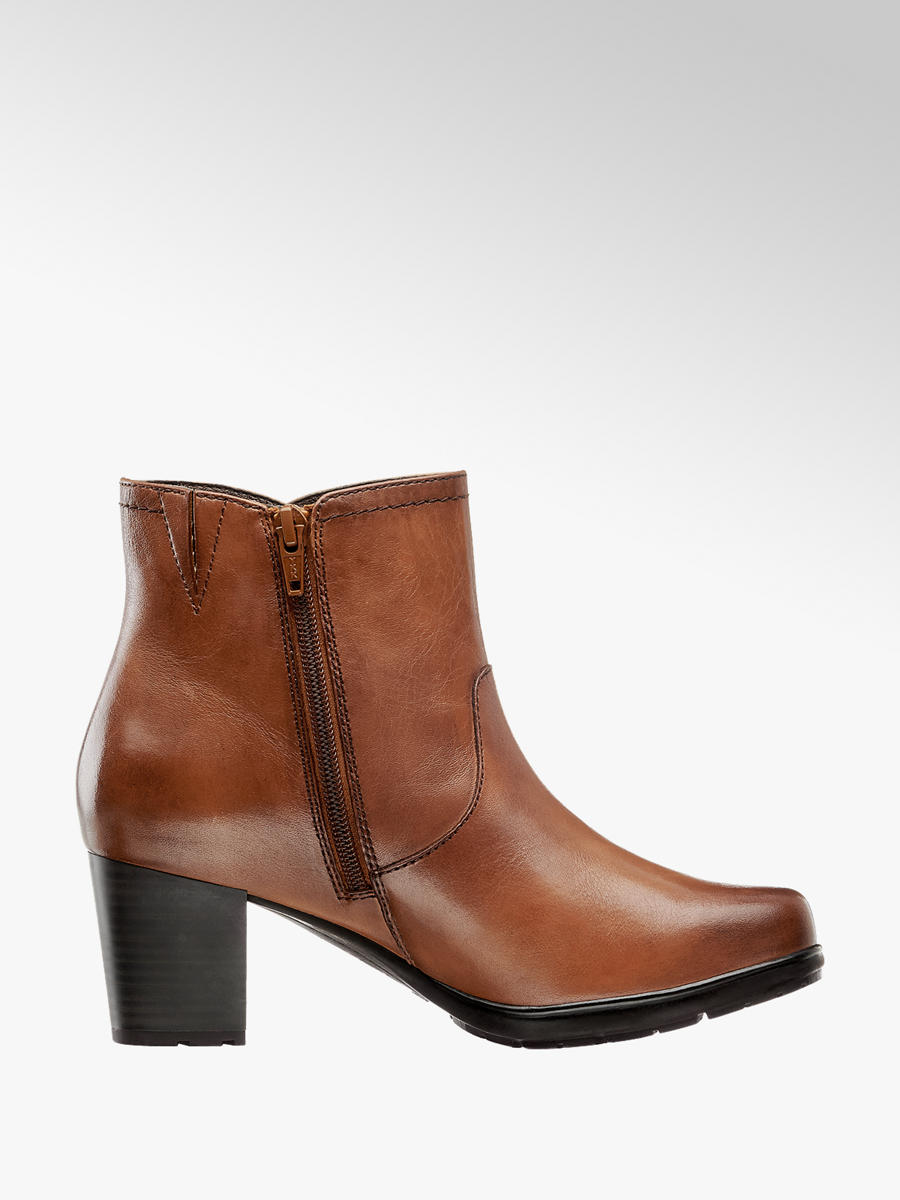 Cognac leren enkellaars Collecties Fall musthaves Medicus Zwarte leren enkellaars Gratis Bezorgd en Retour