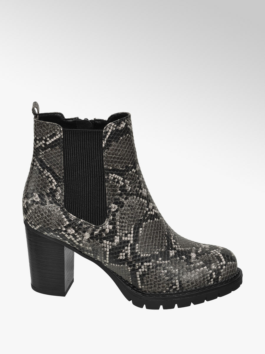 Zwarte chelsea boot slangenprint Collecties Fall Zwarte chelsea boot slangenprint Collecties Fall