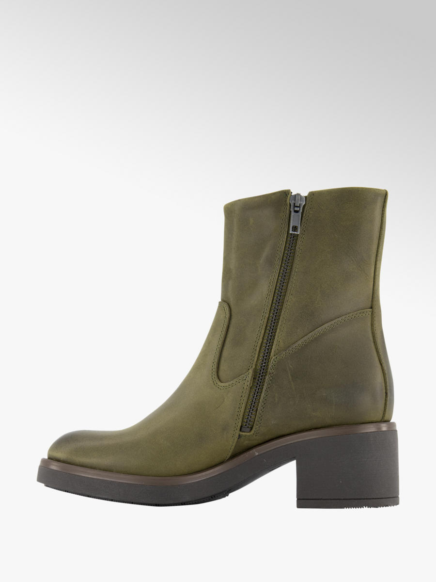 Groene leren enkellaars Collecties Fall musthaves Groene leren enkellaars Collecties Fall musthaves