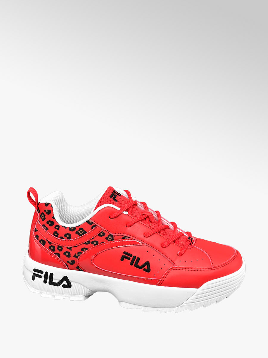 fila sneakers rood