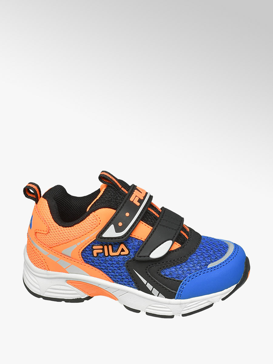 orange fila trainers