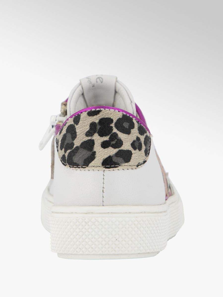 witte sneaker panterprint