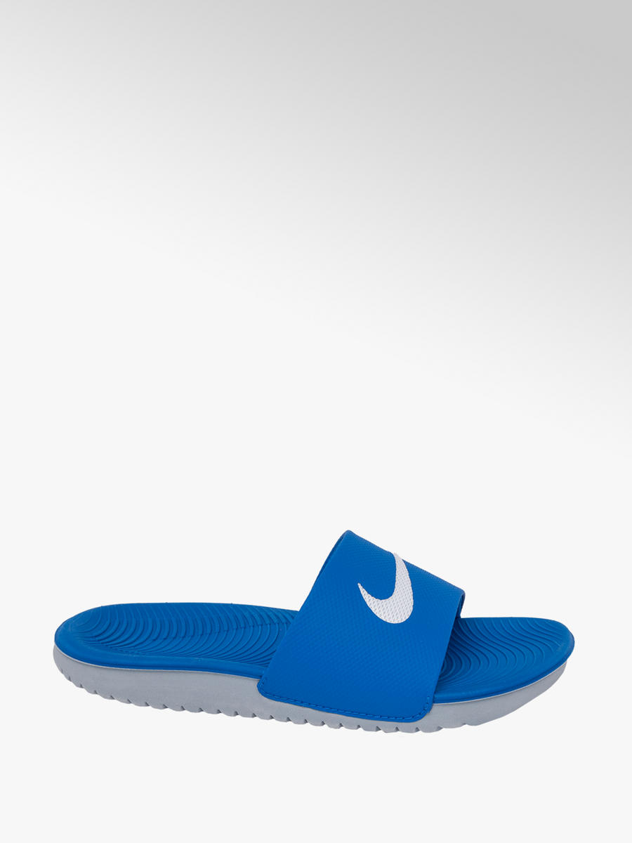 Junior Boys Nike Kawa Blue Slides 