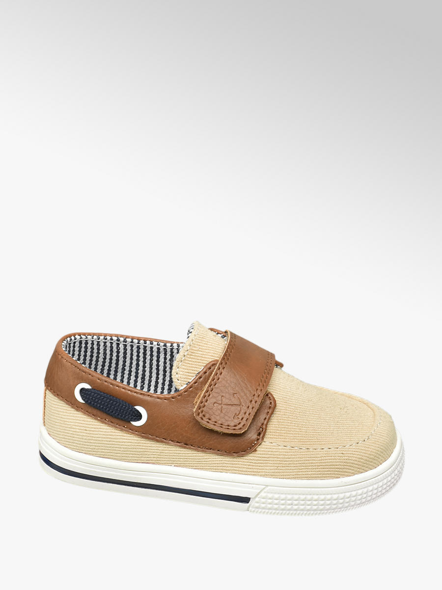 Tan Touch Fasten Boat Shoes 