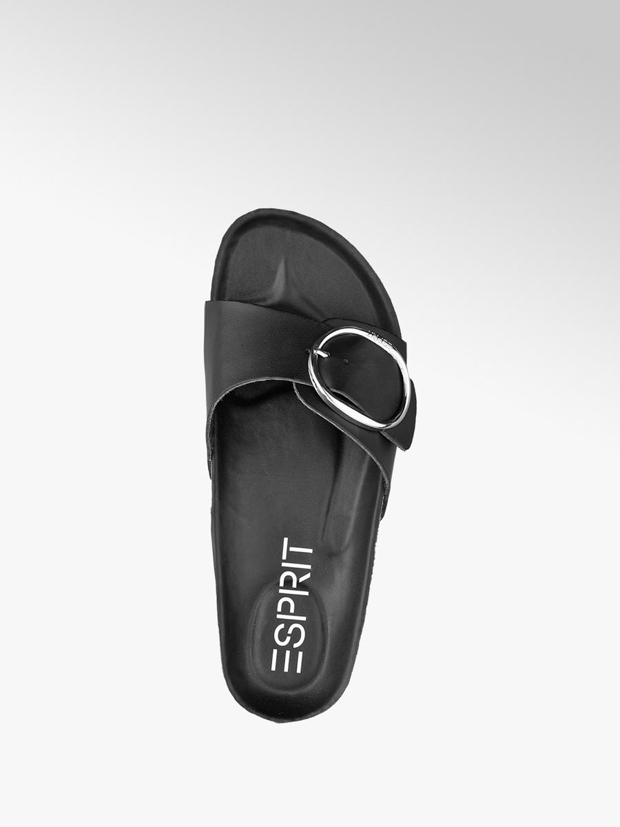 Esprit Damen Pantoletten Pantolette Esprit Schwarz Womens