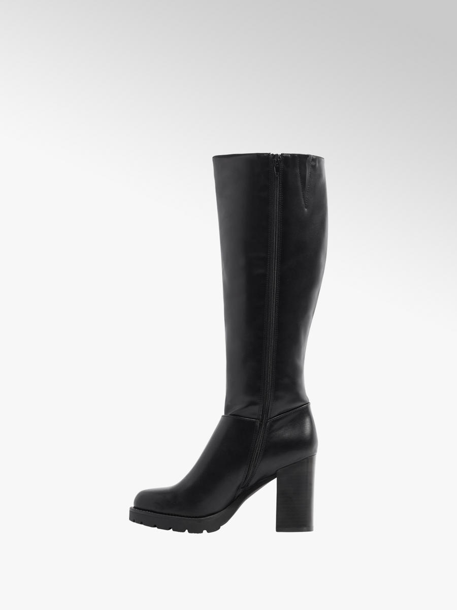 Chunky Stövel Dam Boots & Stövlar Högklackade Stövlar Chunky Stövel Dam Boots & Stövlar Kängor