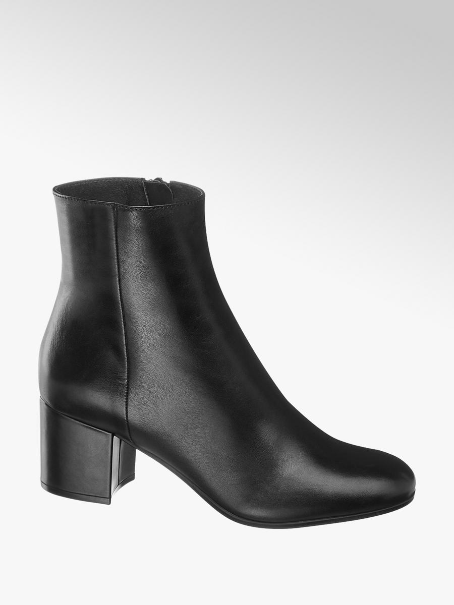 Läderstövlett Dam Boots & Stövlar Högklackade Stövlar Högklackade stövlar Svart DAM | H&M SE