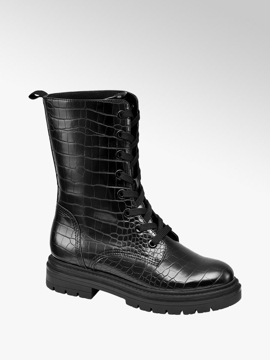 Oxmox Zwarte Veterboot, Buy Now, Deals, 52% OFF, futurpaces.fr