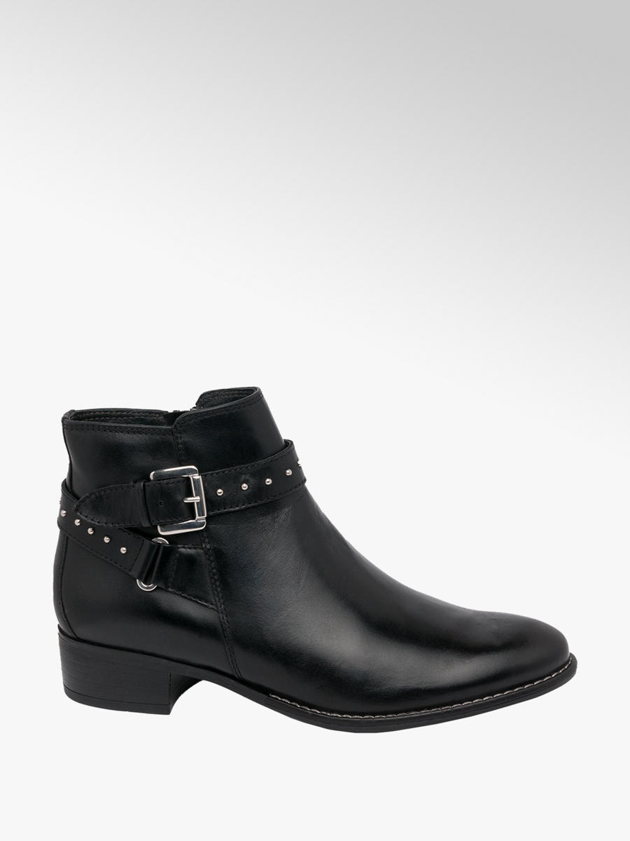 Deichmann black ankle boots on sale