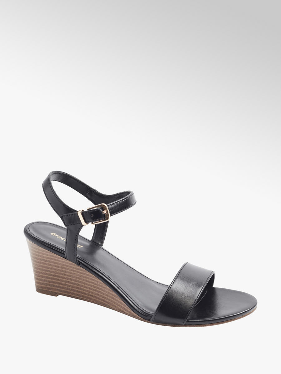 sandali con zeppa deichmann