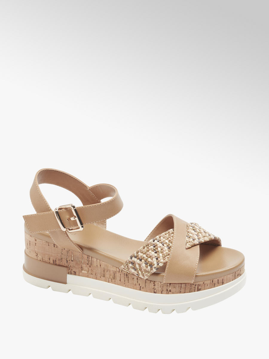 sandali con zeppa deichmann