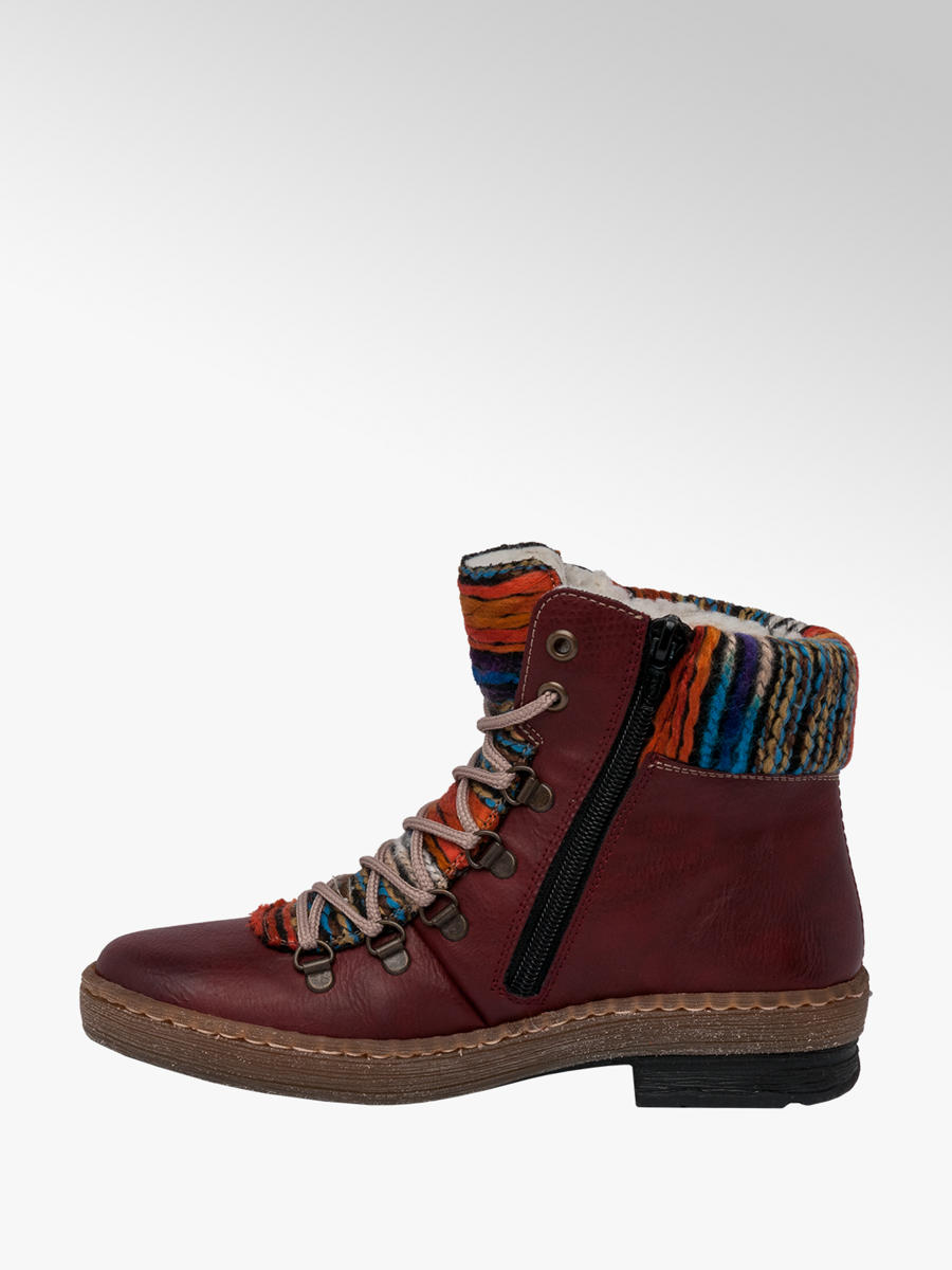 deichmann burgundy boots
