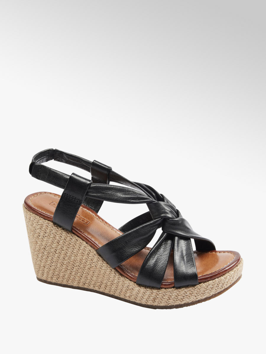 SANDALIAS ALPE RAFIA BICOLOR CON CRISTALES