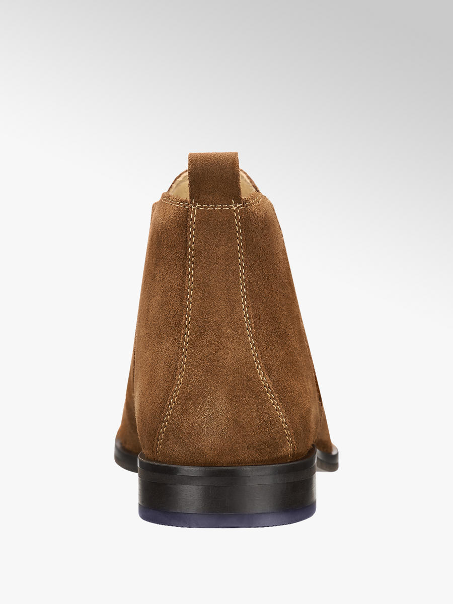 Am Shoe Men S Suede Slip On Chelsea Boots Tan Deichmann