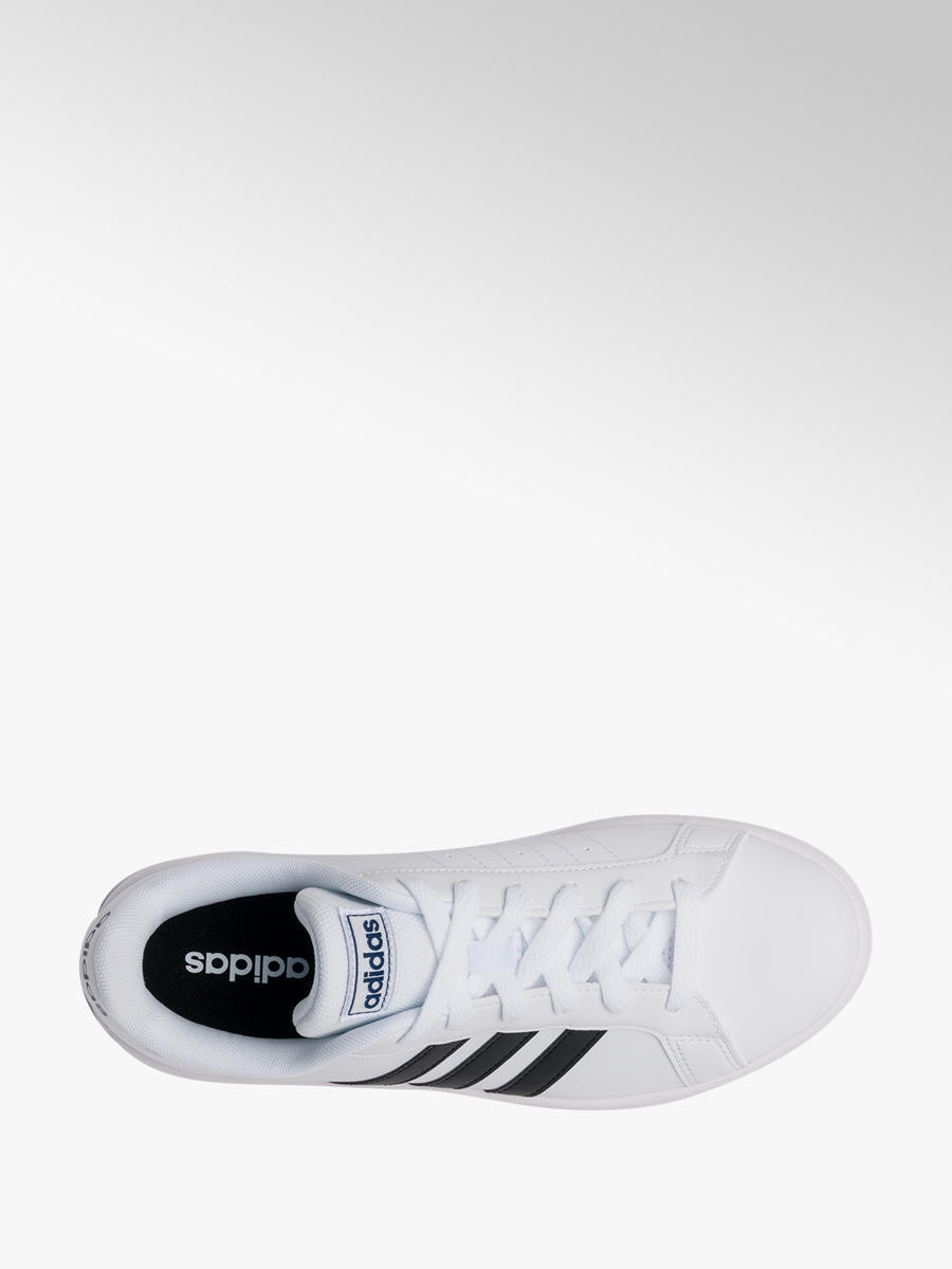 black and white adidas ladies trainers