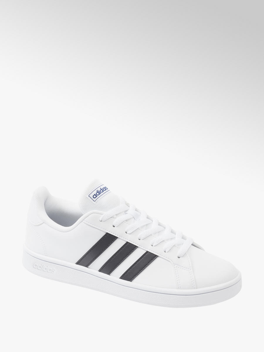 Grand Court Base Lace-up Trainers White