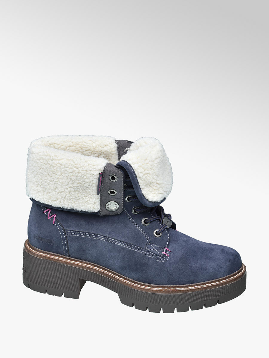 blue ladies boots