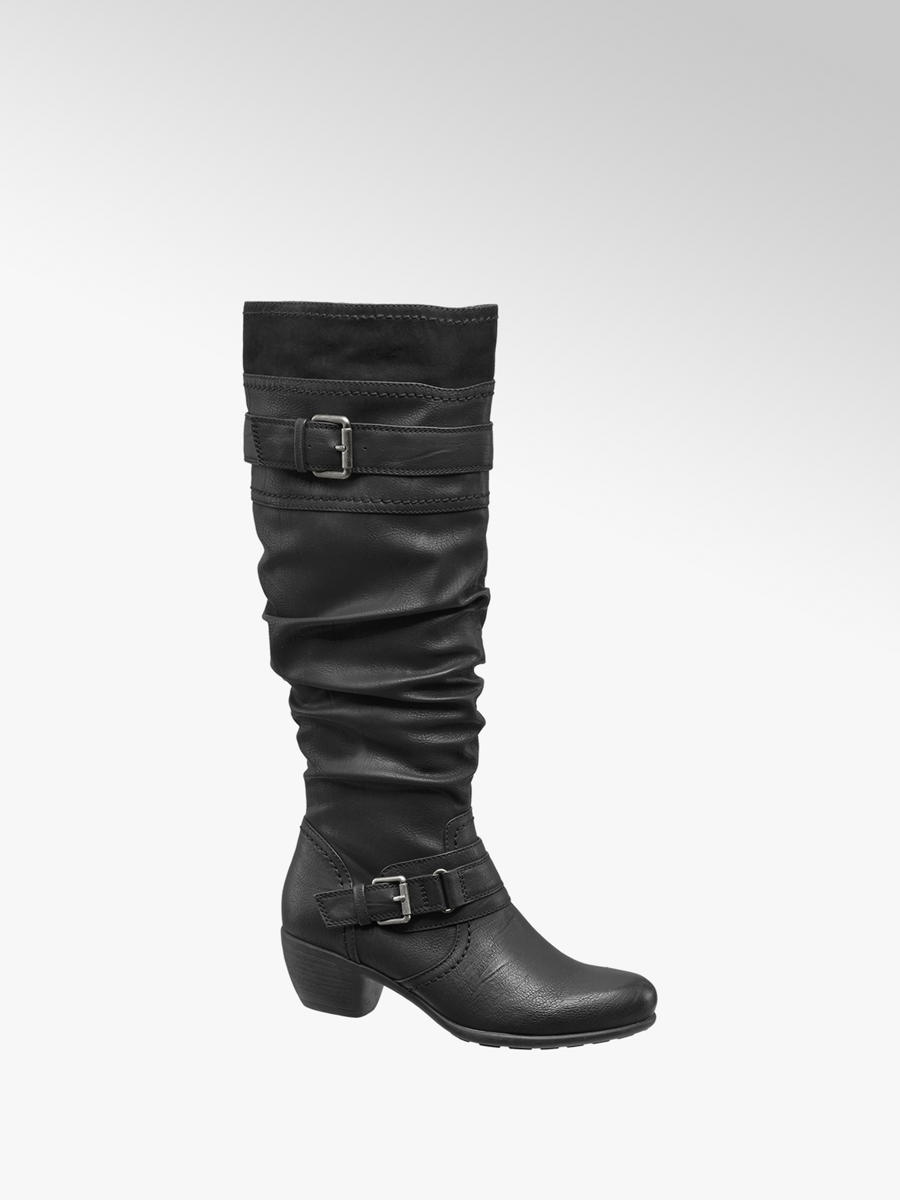 Black high leg boots | Deichmann