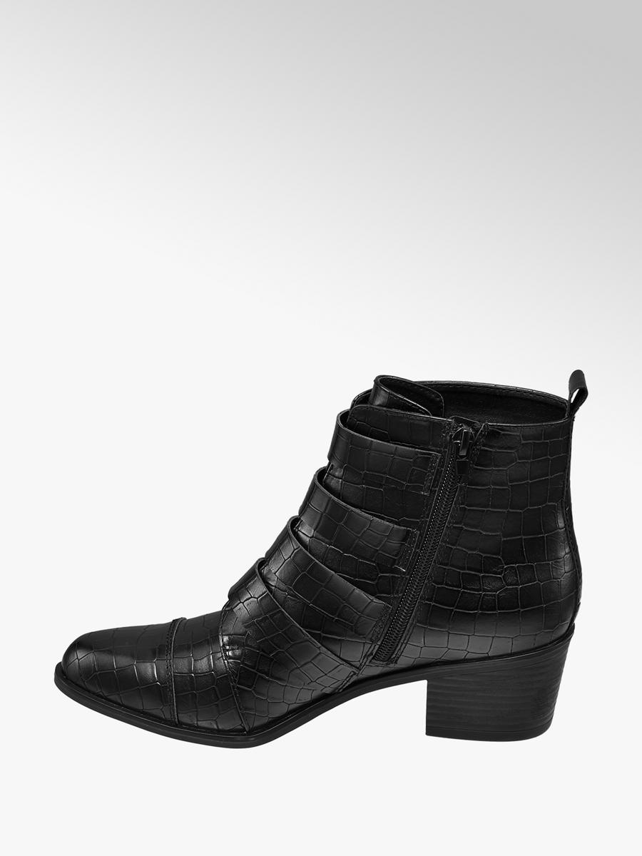 deichmann black ankle boots